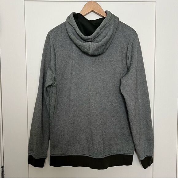 Under Armour Hoodie Sweatshirt Mens Size L Gray Coldgear Full Zip Fleece Jacket - Picture 6 of 12